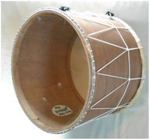 Mylar head on drum